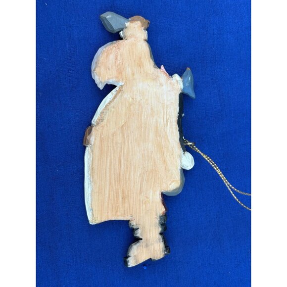 Hand-Painted Williraye Studio Flying Santa Christmas Tree Ornament Gift Sack - Picture 2 of 2